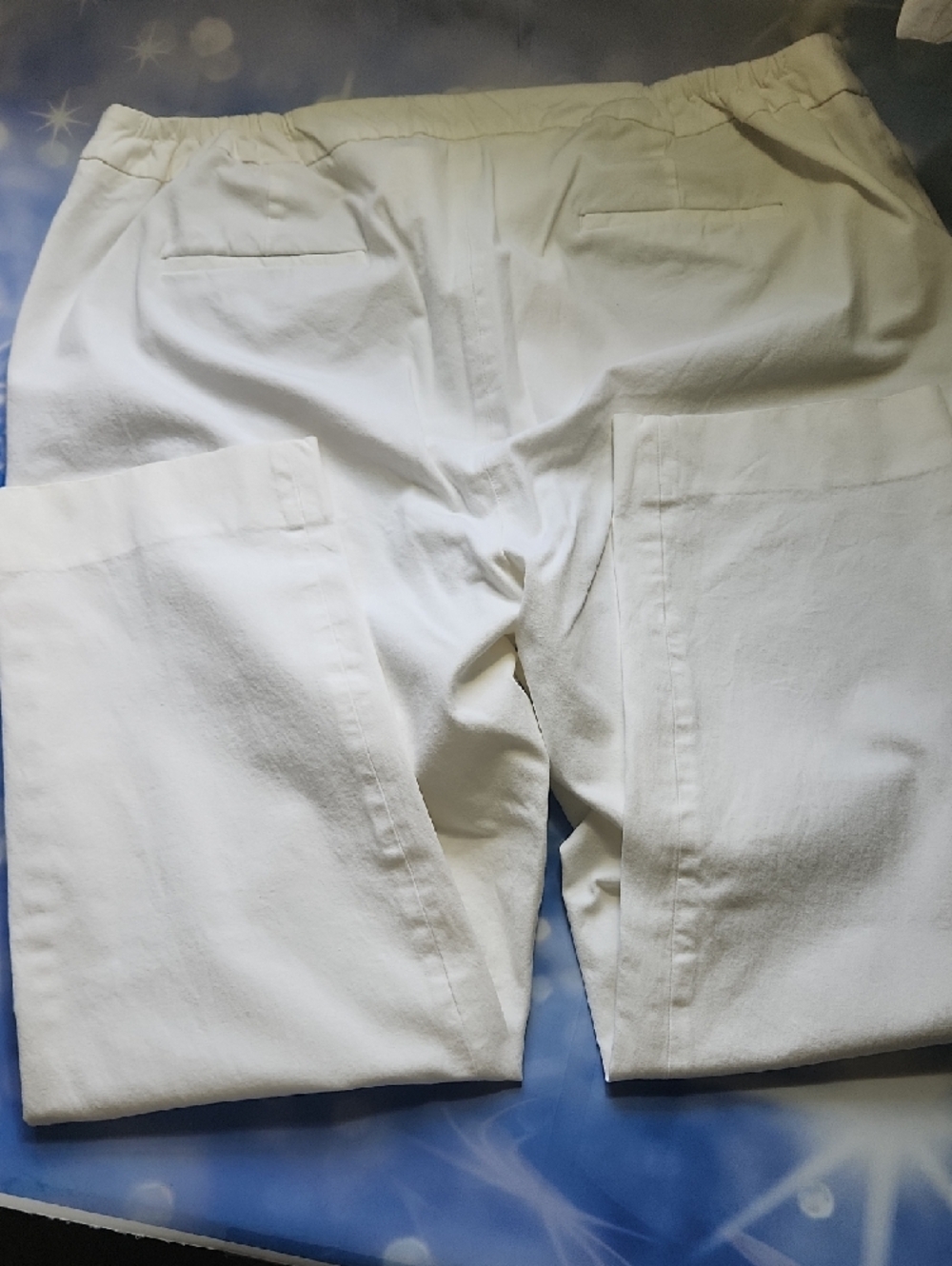 Talbots White Cropped Women's Pants - Picture 9 of 10